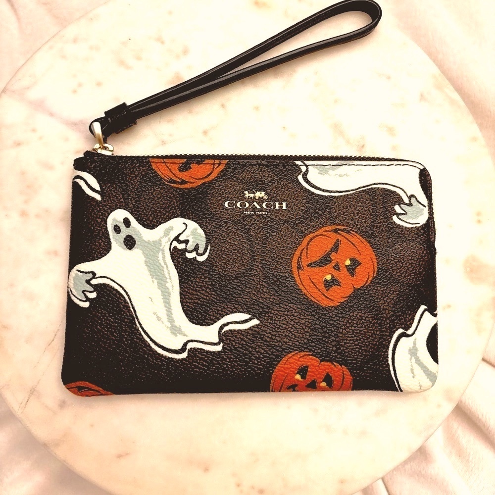 NWT Coach Halloween Wristlet